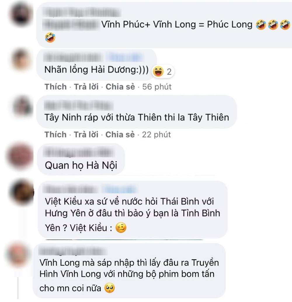 Dân tình đặt tên mới cho các tỉnh nếu sáp nhập: Có cả tỉnh ...